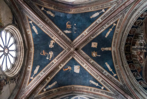 Galatina e affreschi basilica di Santa Caterina